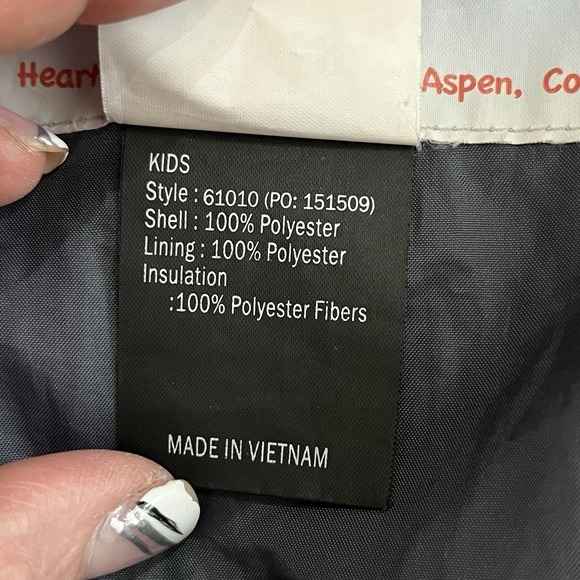 OBERMEYER Boys I-Grow Size 3 Wildcat Hooded Ski Coat Jacket Winter Red Gray - Picture 10 of 12